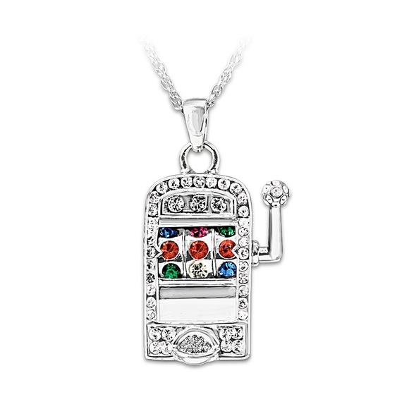The Bradford Exchange Jewelry - BRADFORD EXCHANGE LUCKY JACKPOT PENDANT